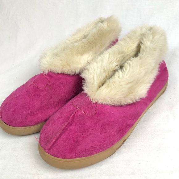 Steve Madden Slipper Shoes Ankle booties Pink Women’s L 9-10 Hard Bottoms - Picture 3 of 12